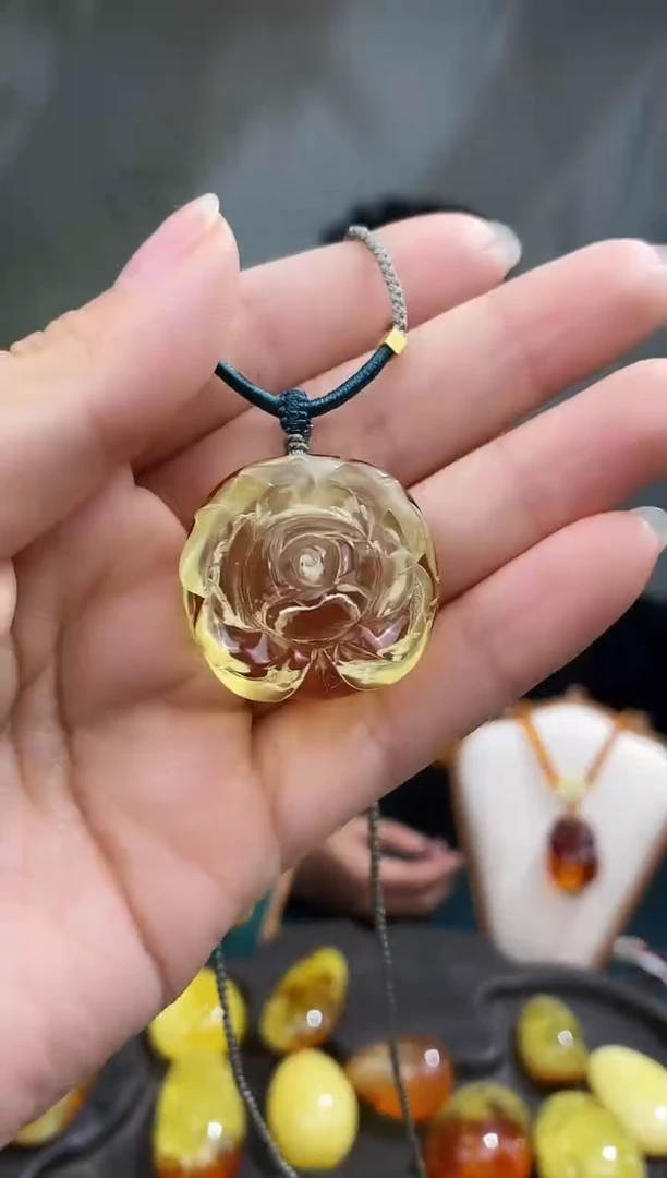 裸石琥珀未镶嵌基地发货 一物一证 顺丰包邮