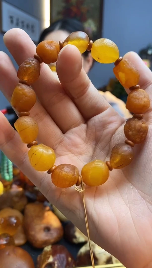 手串琥珀未镶嵌手串