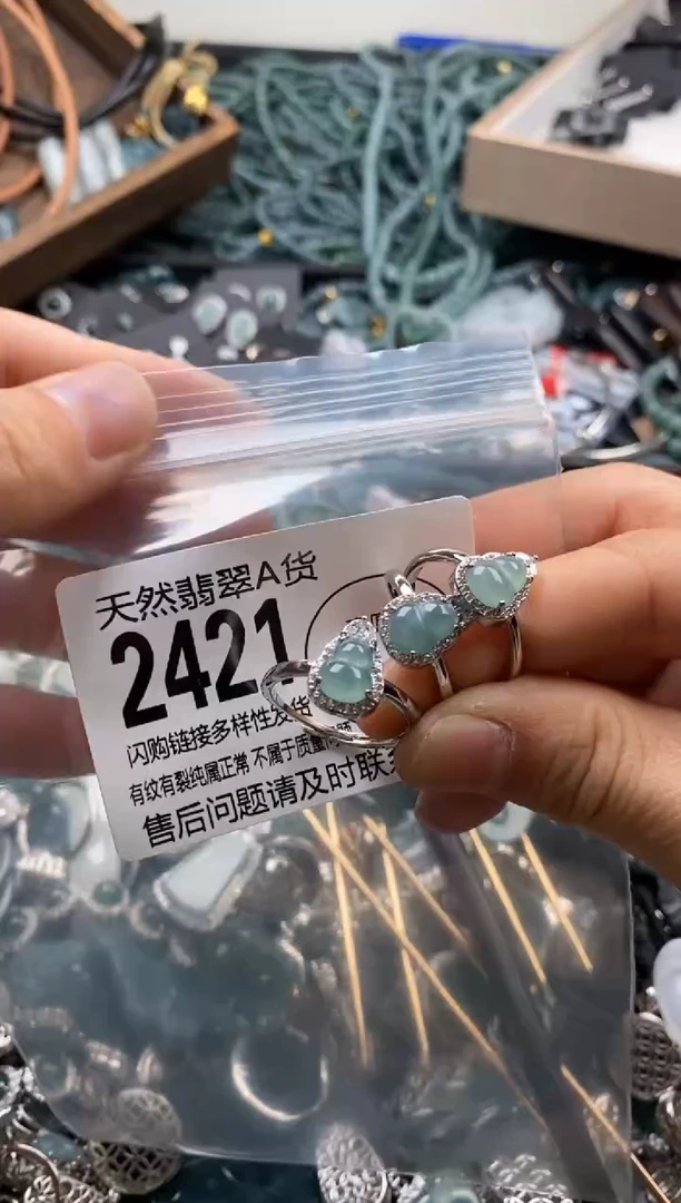 【闪购商品】翡翠颈饰未镶嵌多样性发其一2421