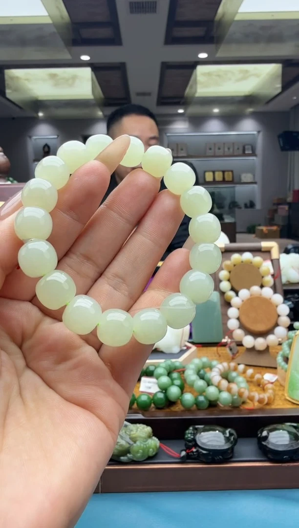 未镶嵌手串和田玉hs