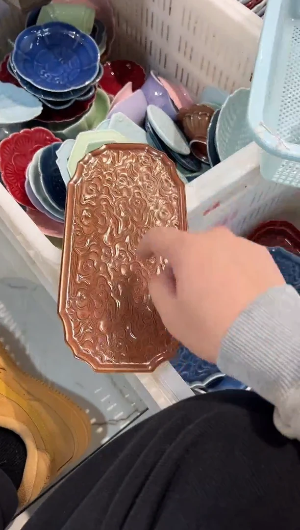 瓷片瓷正品果碟
