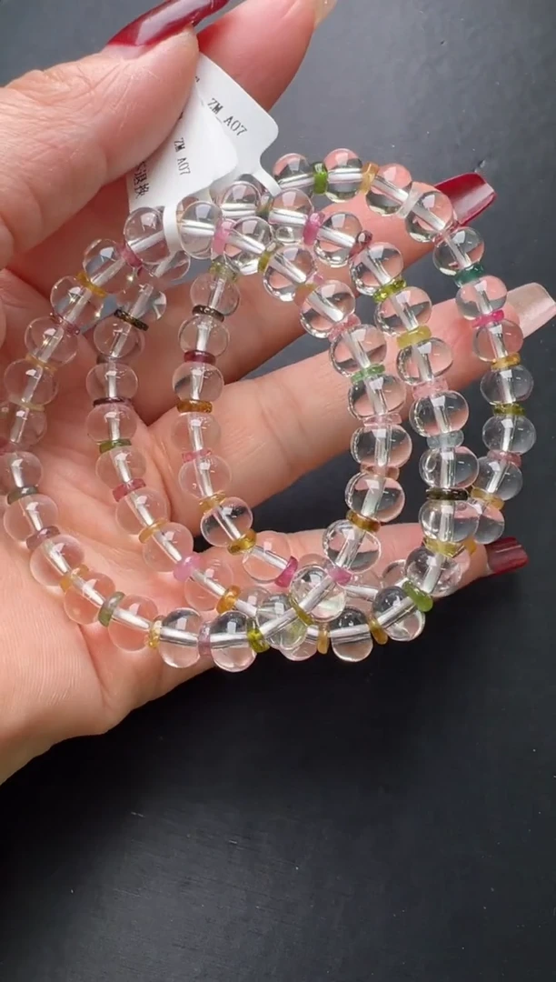 【闪购商品】水晶手串未镶嵌白水晶轻松设计手串多样性发一Z20310