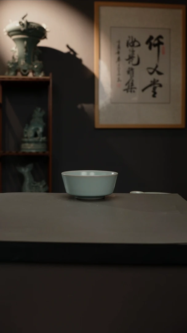 【闪购商品】杯仿古釉原矿 马蹄杯