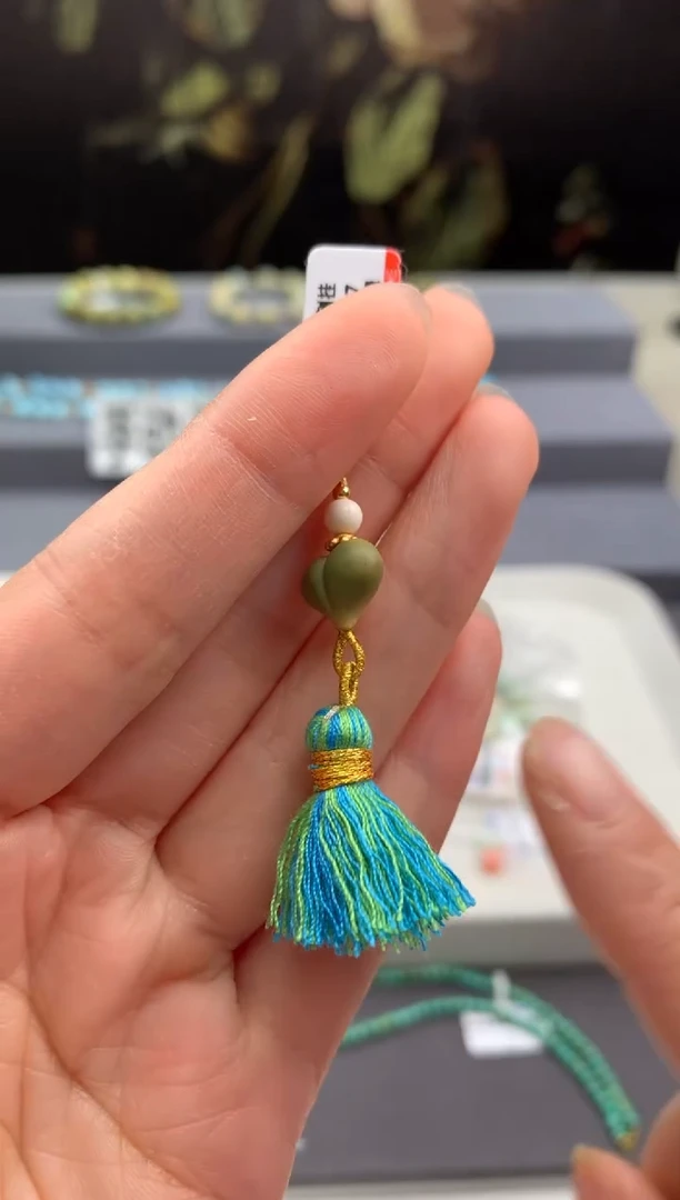 未镶嵌绿松石挂件茜.F254