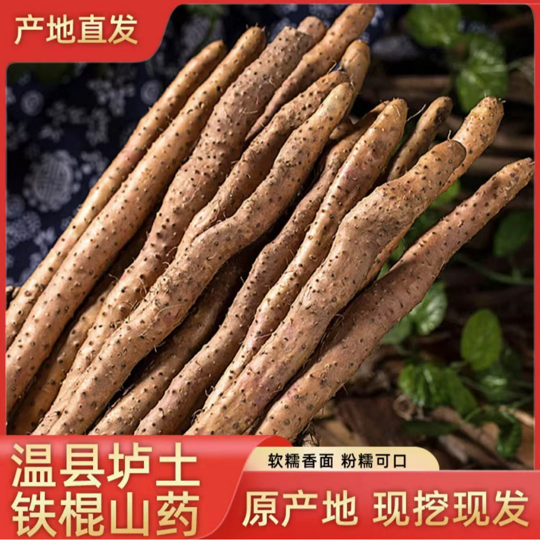 【明明家好物】2025河南焦作温县垆土铁棍山药 新鲜营养5斤装