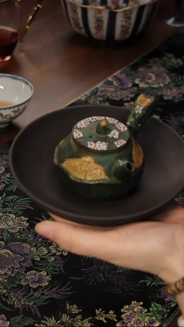 梵汝植物大漆盘+壶承