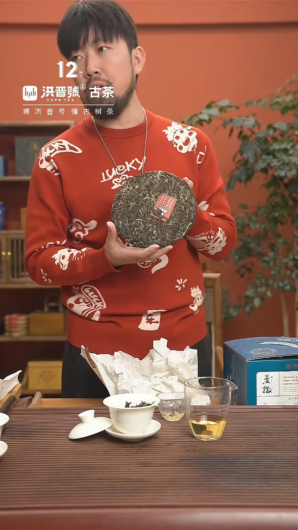 【闪购商品】21年头春瓦竜高杆单株生茶100g/饼