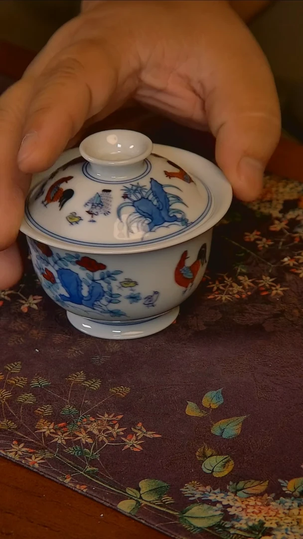 杯手工手绘杯杯很美丽