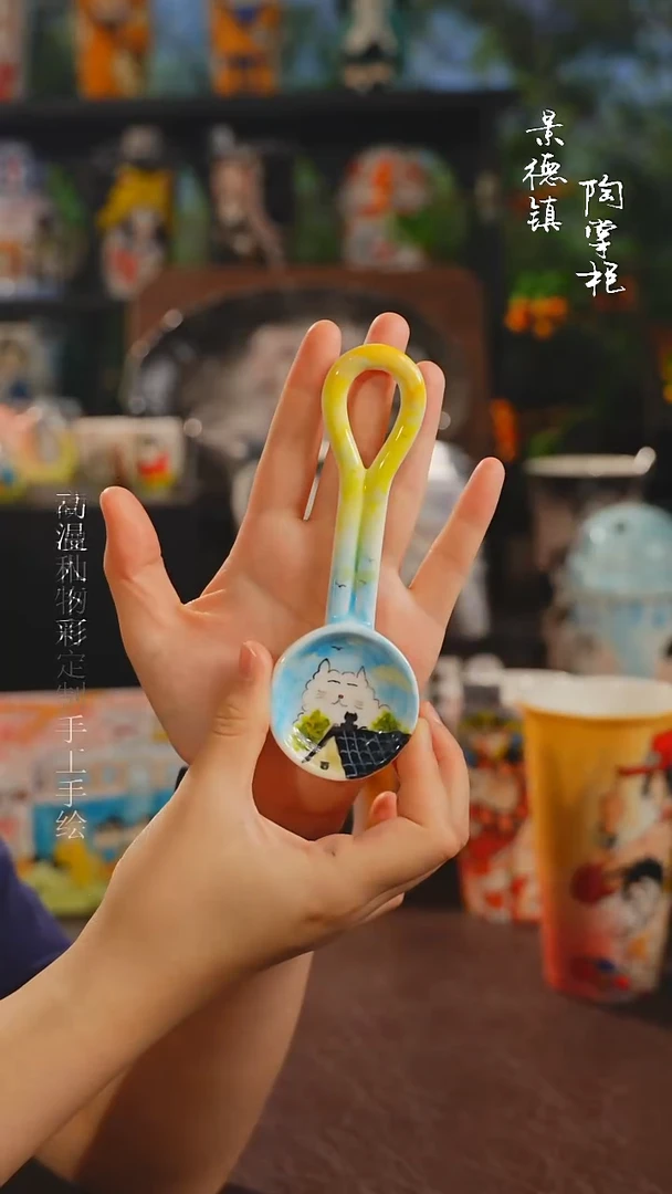 景德镇高温釉下彩纯手工手绘