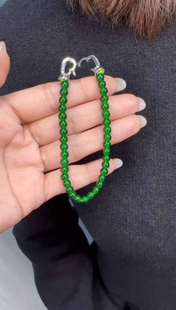 未镶嵌定制翡翠翡翠手链86