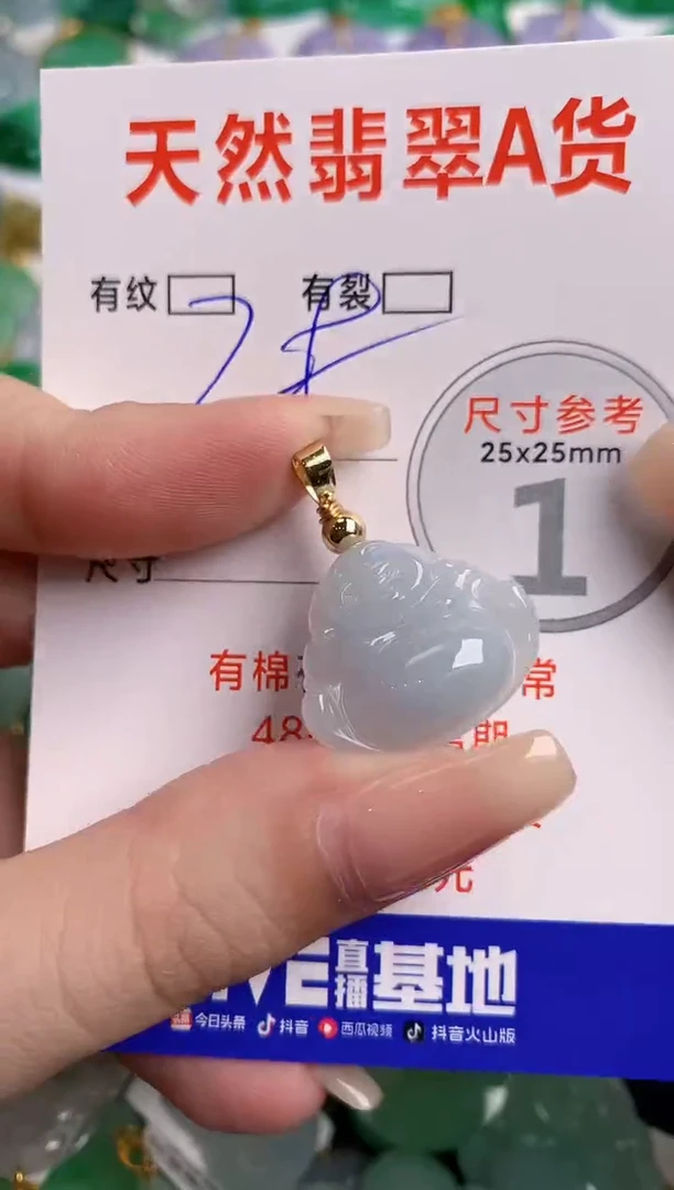 翡翠未镶嵌颈饰24001472