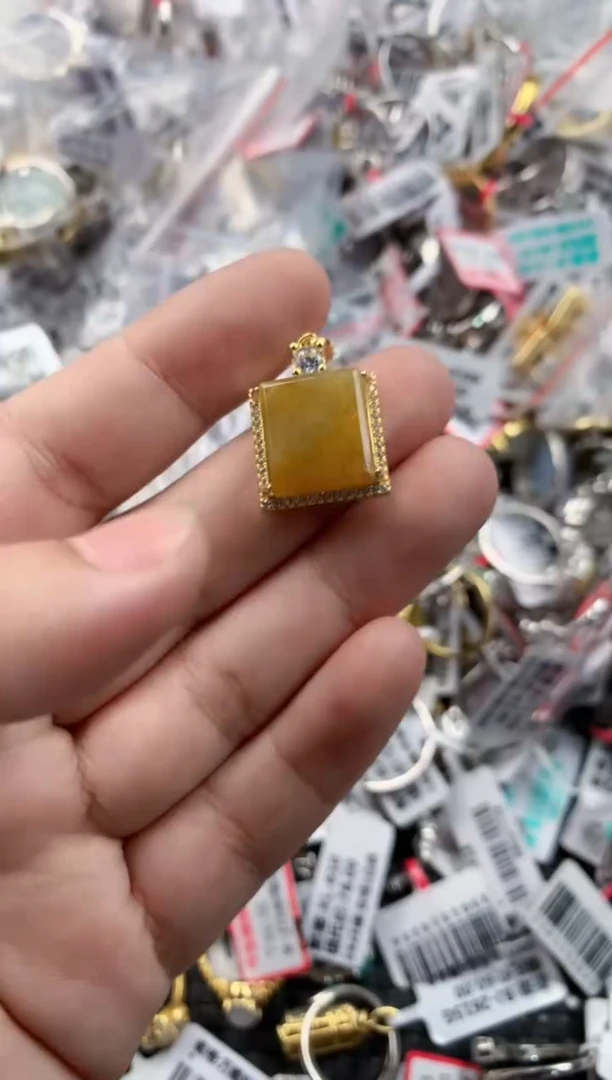 银S925镶嵌戒指翡翠1010   1