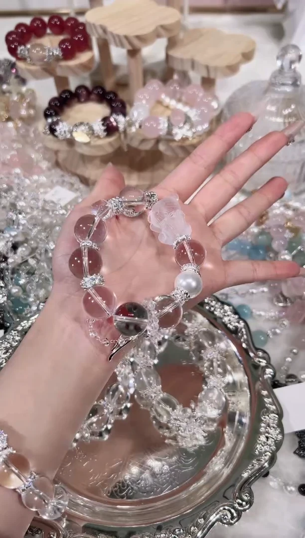 【闪购商品】水晶手链未镶嵌天然水晶默认微瑕 多样性发货发其一