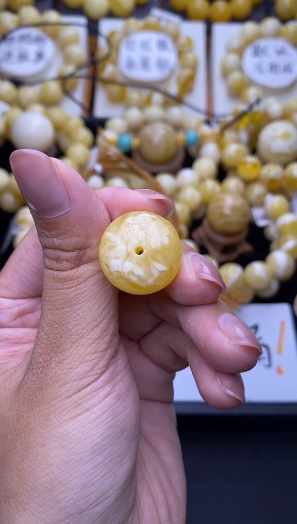 裸石琥珀未镶嵌大小姐珠宝127