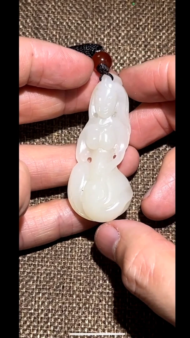 和田玉未镶嵌吊坠(不含链)pz530-52仕女和田玉吊坠