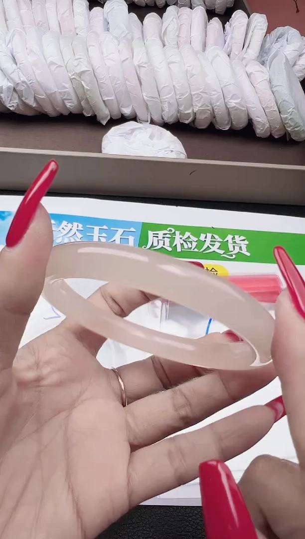 未镶嵌手镯石英质玉圈口 60 62