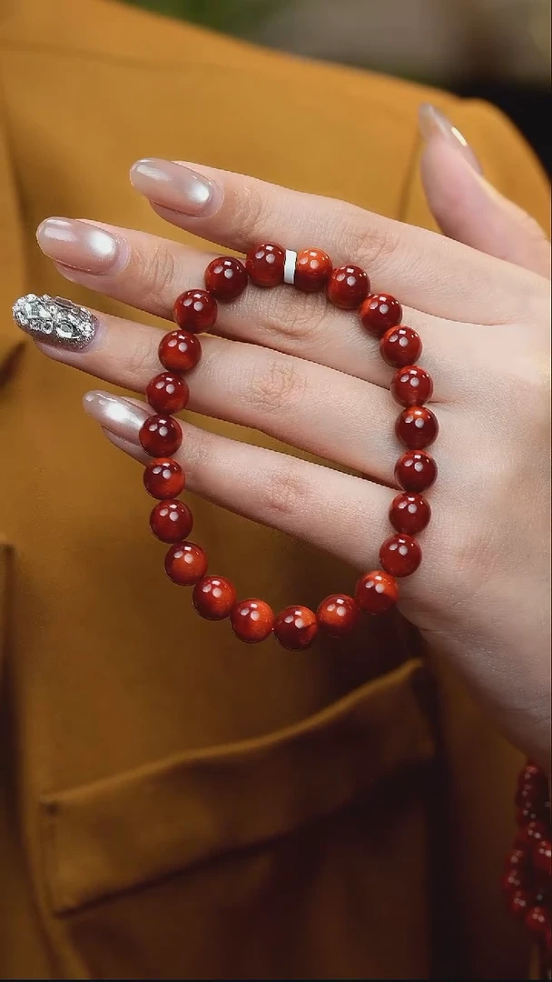 未镶嵌手串南红玛瑙S-163