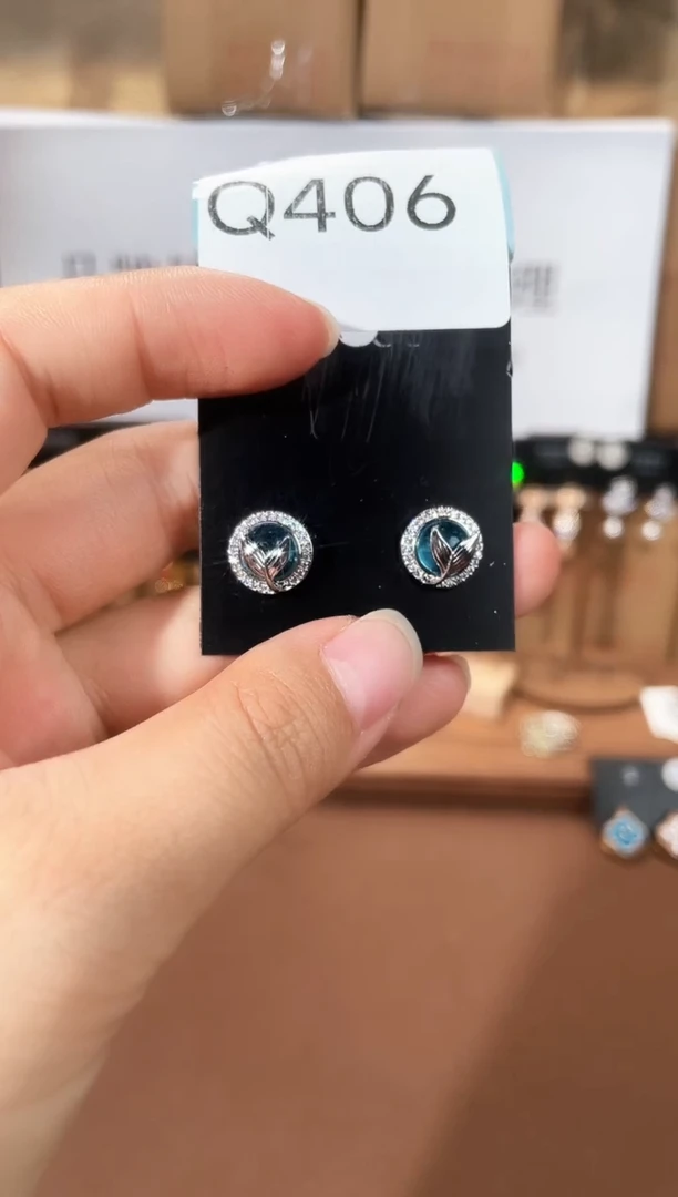 合金925银锆石Q 406