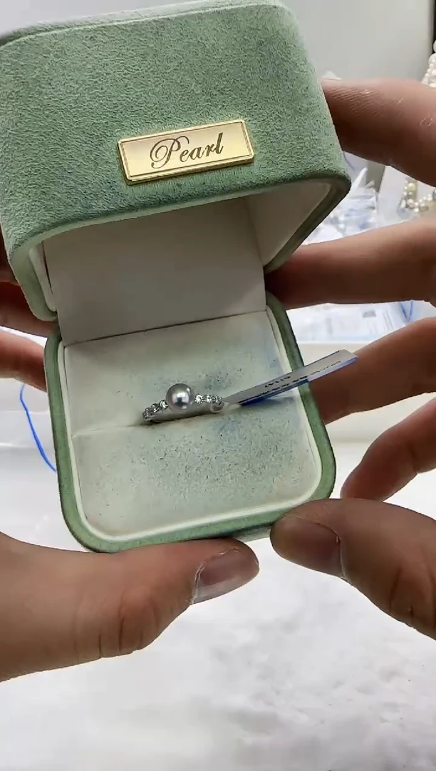 【闪购商品】海水珍珠DA银S925镶嵌c1147 珍珠