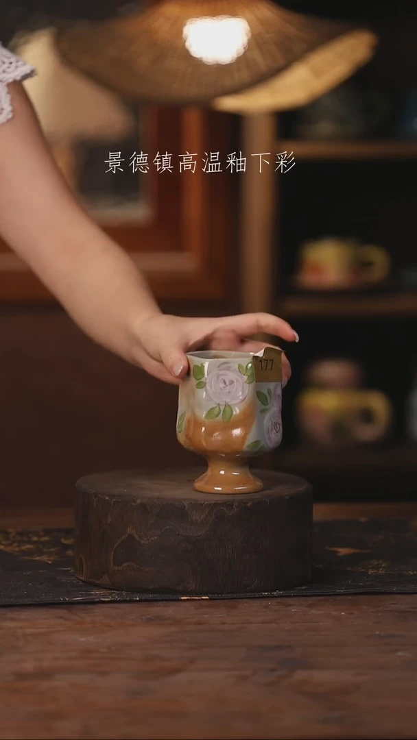 陶瓷景德镇高温釉下手绘陶瓷177