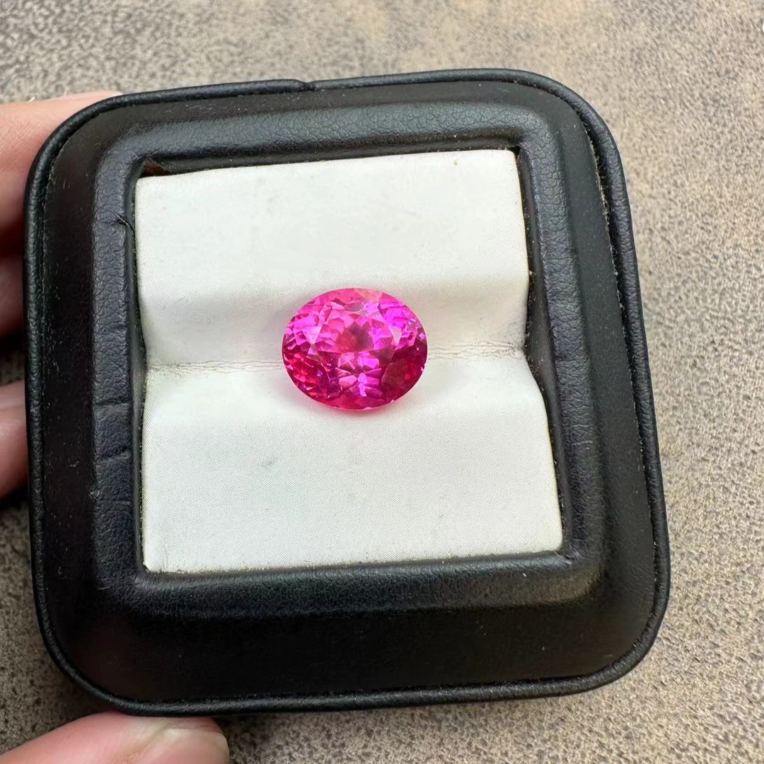 合成/培育7.5克拉粉色蓝宝石  5.6克拉粉色蓝宝石