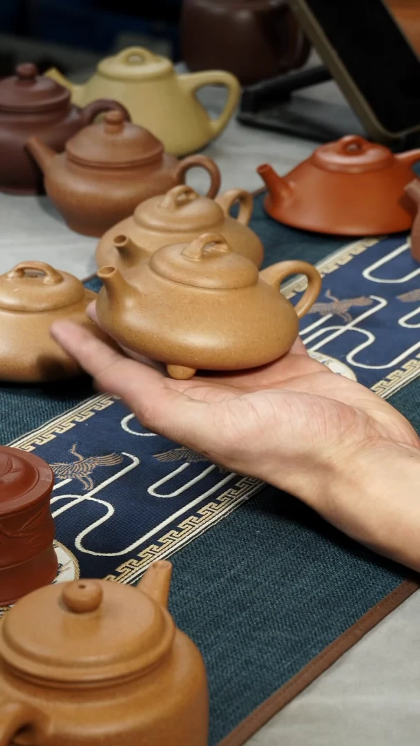 【闪购商品】紫砂茶壶葫芦瓢花块