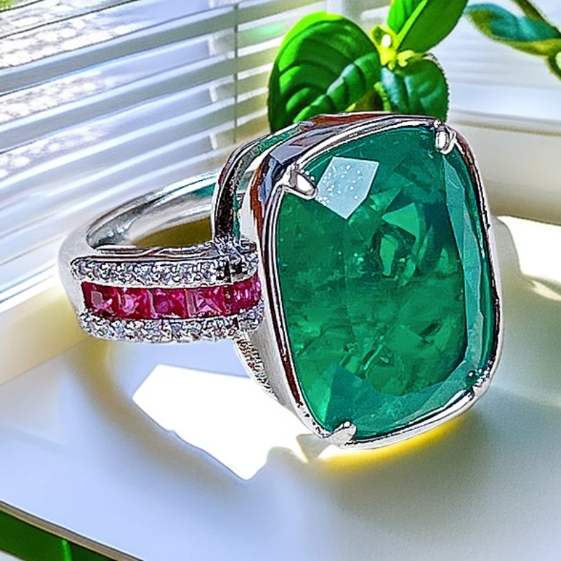 培育祖母绿精工典藏深绿戒指158