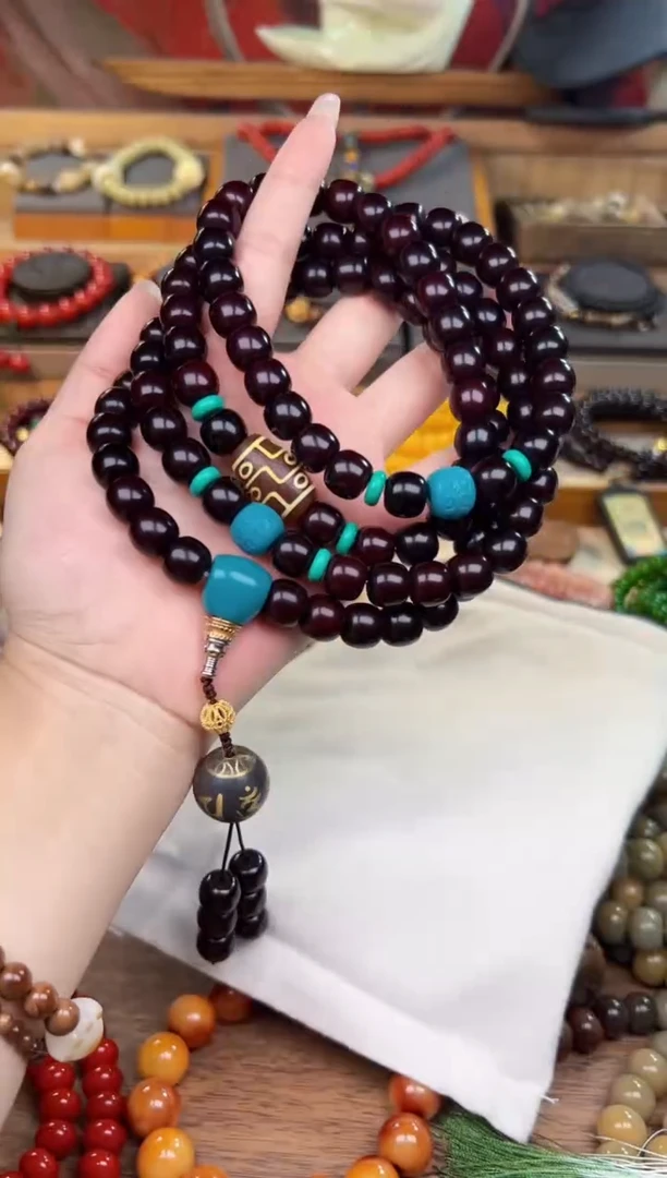 【闪购商品】菩提根/象牙果手串回流老料香灰108颗10*11mm