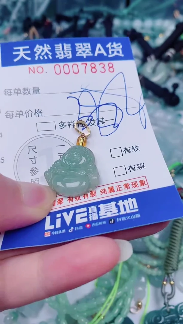 颈饰未镶嵌翡翠00007838