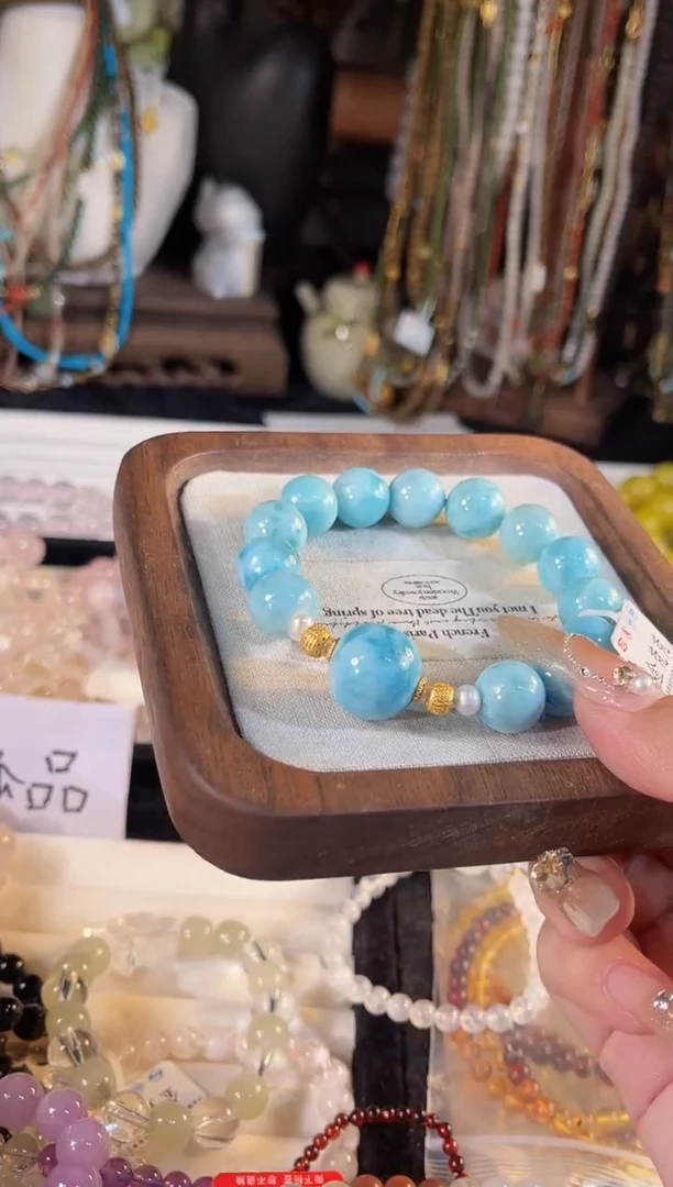 【闪购商品】针钠钙石（海纹石）手链未镶嵌多样性发货其一