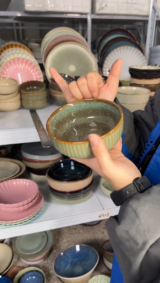 陶瓷外贸尾货瑕疵满20包邮X6 六个装