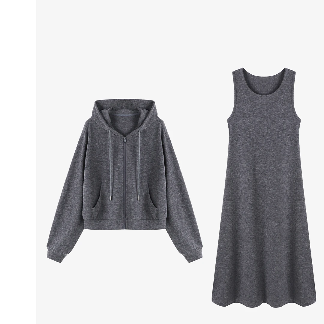 慵懒感女针织衫套装-B0624E508