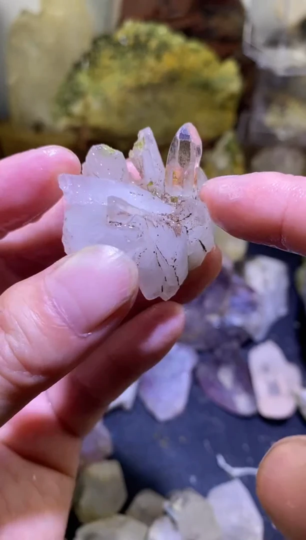 未镶嵌珠宝半成品水晶38号四川美姑超七花园水晶