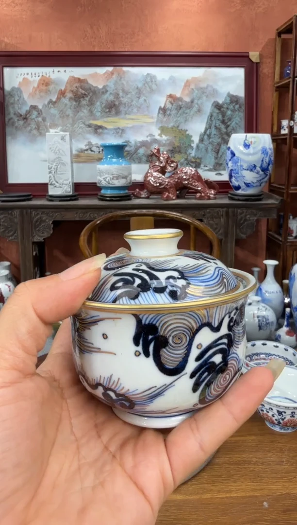 吴义松陶盟手工手绘陶瓷编码：4697