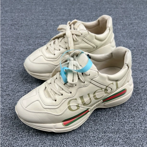95新 GUCCI/古驰 35.5码 Gucci古驰经典腰带老爹鞋 95新 /6299