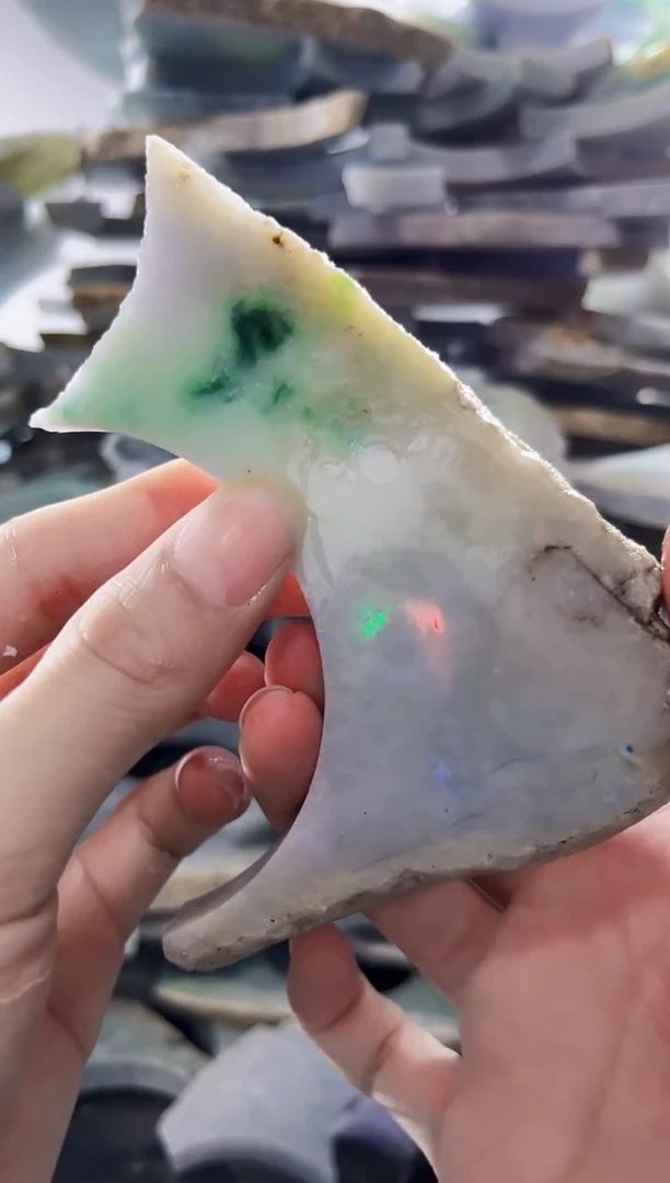 裸石翡翠缅甸翡翠A货陈5899