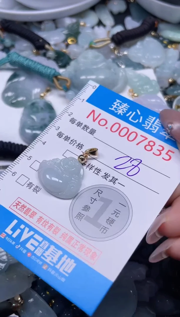 颈饰未镶嵌翡翠7835