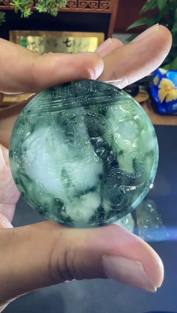 未镶嵌挂件翡翠A货翡翠多样性孤品