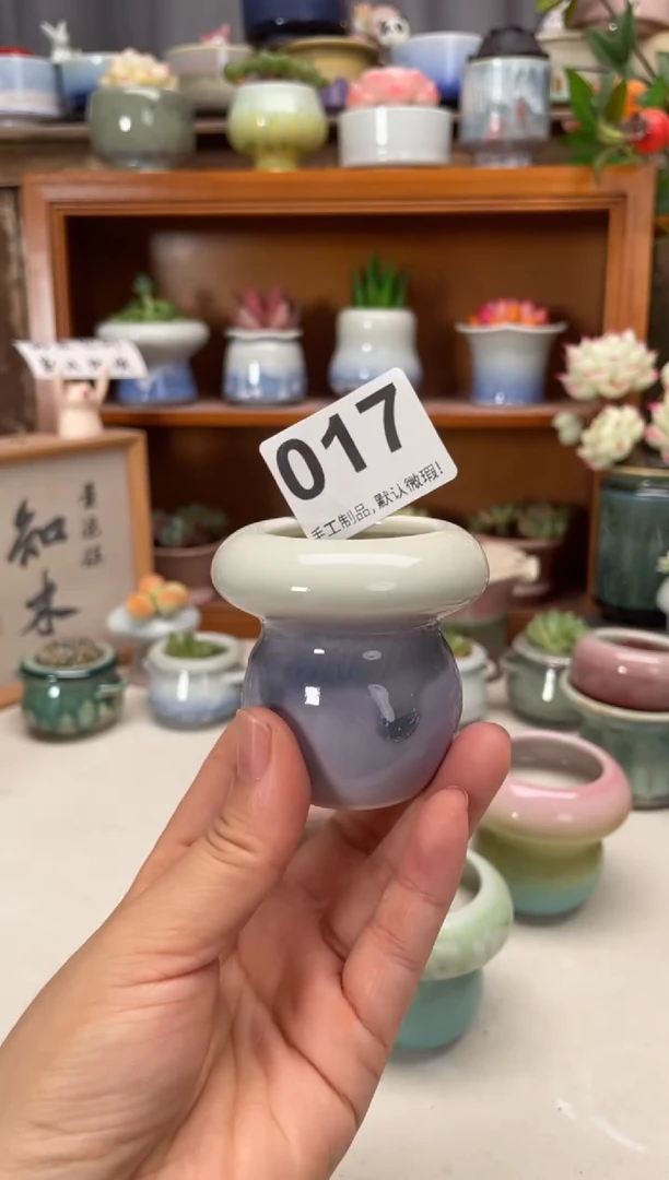 瓷片A***落017知木小芳花盆