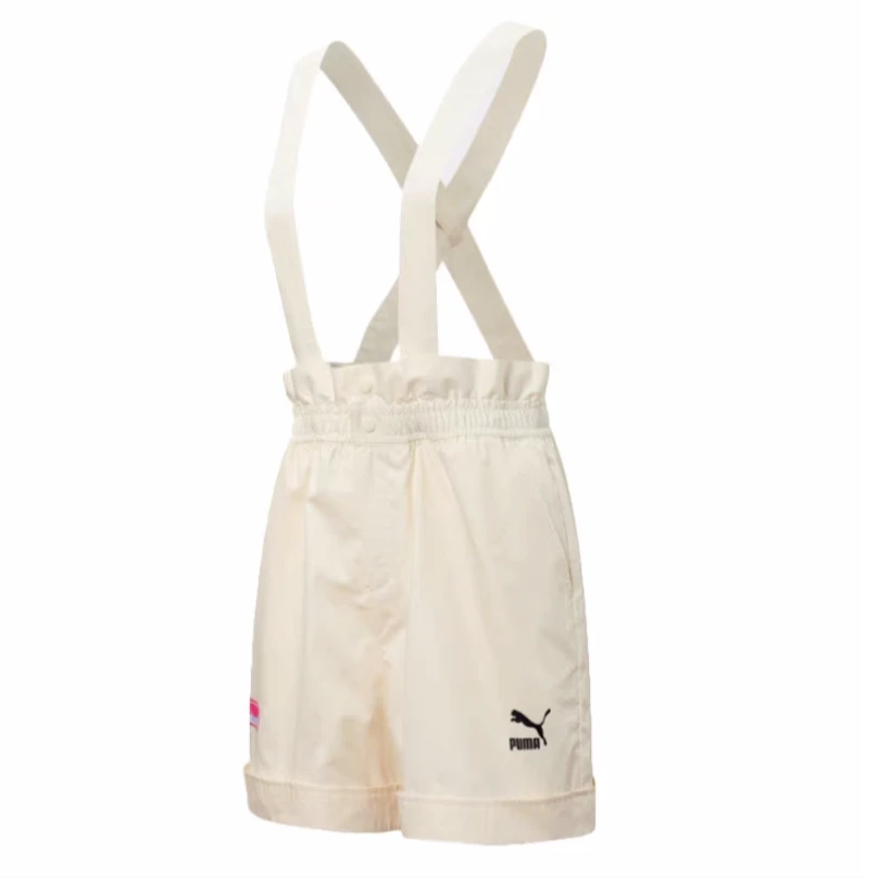 PUMA/彪马女款休闲复古运动背带短裤 537516-01-65