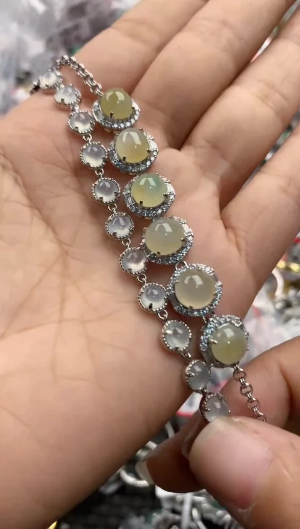 银S925镶嵌戒指翡翠9999              9