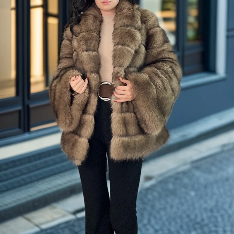 通勤风V领满天星中长款俄罗斯长袖时尚