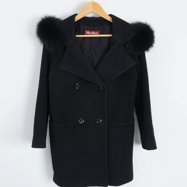 95新 MaxMara 羊毛/SC0719/max大衣/38码