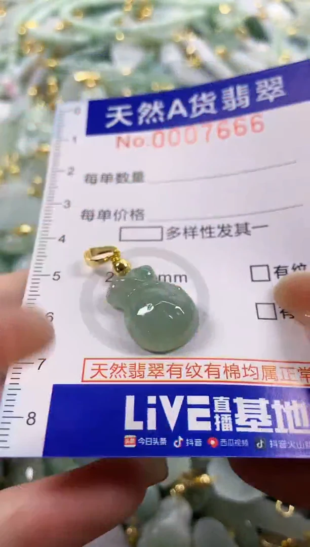 颈饰未镶嵌翡翠天然A货翡翠