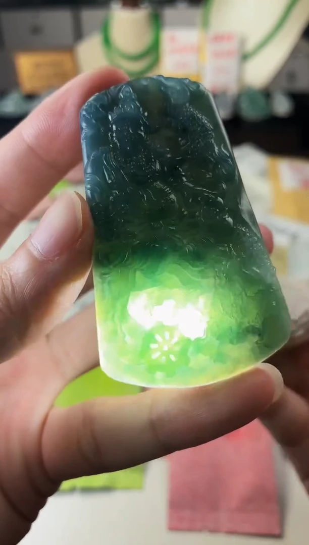 未镶嵌定制翡翠蒙**～毛货不退不换