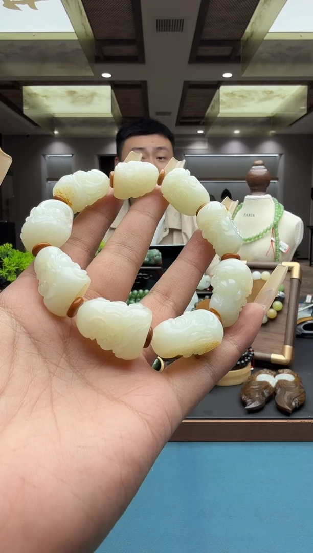 未镶嵌手串和田玉zl