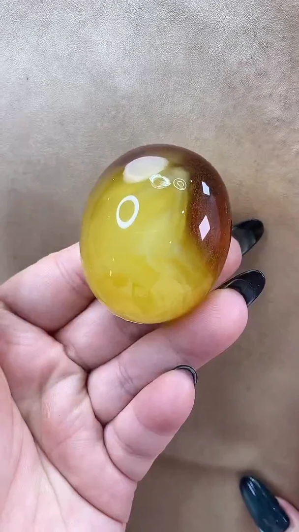 琥珀颈饰未镶嵌吊坠