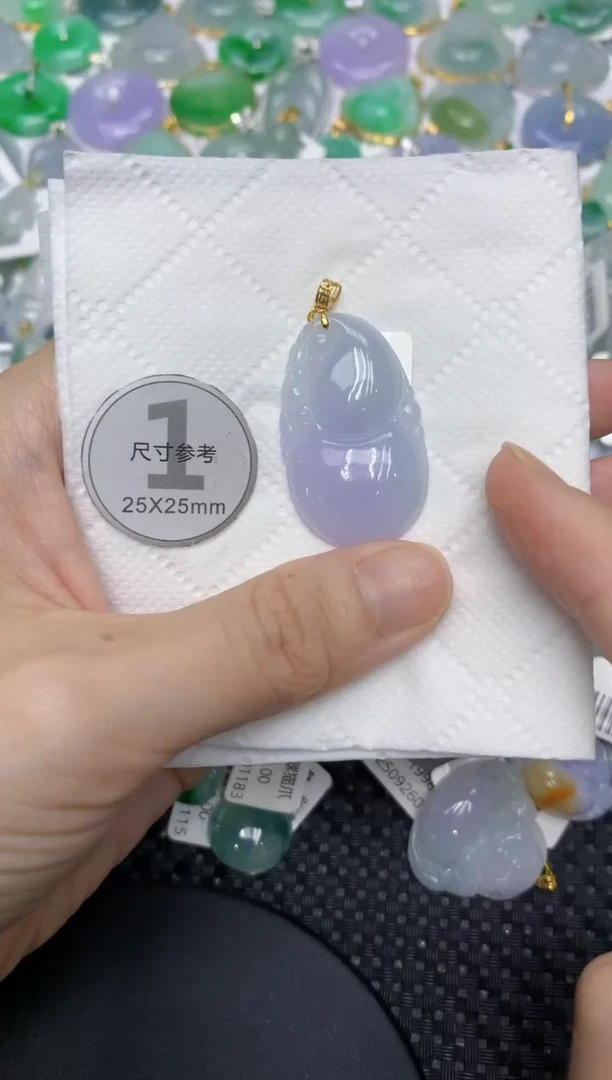 颈饰18K金镶嵌翡翠Y****g1111111111