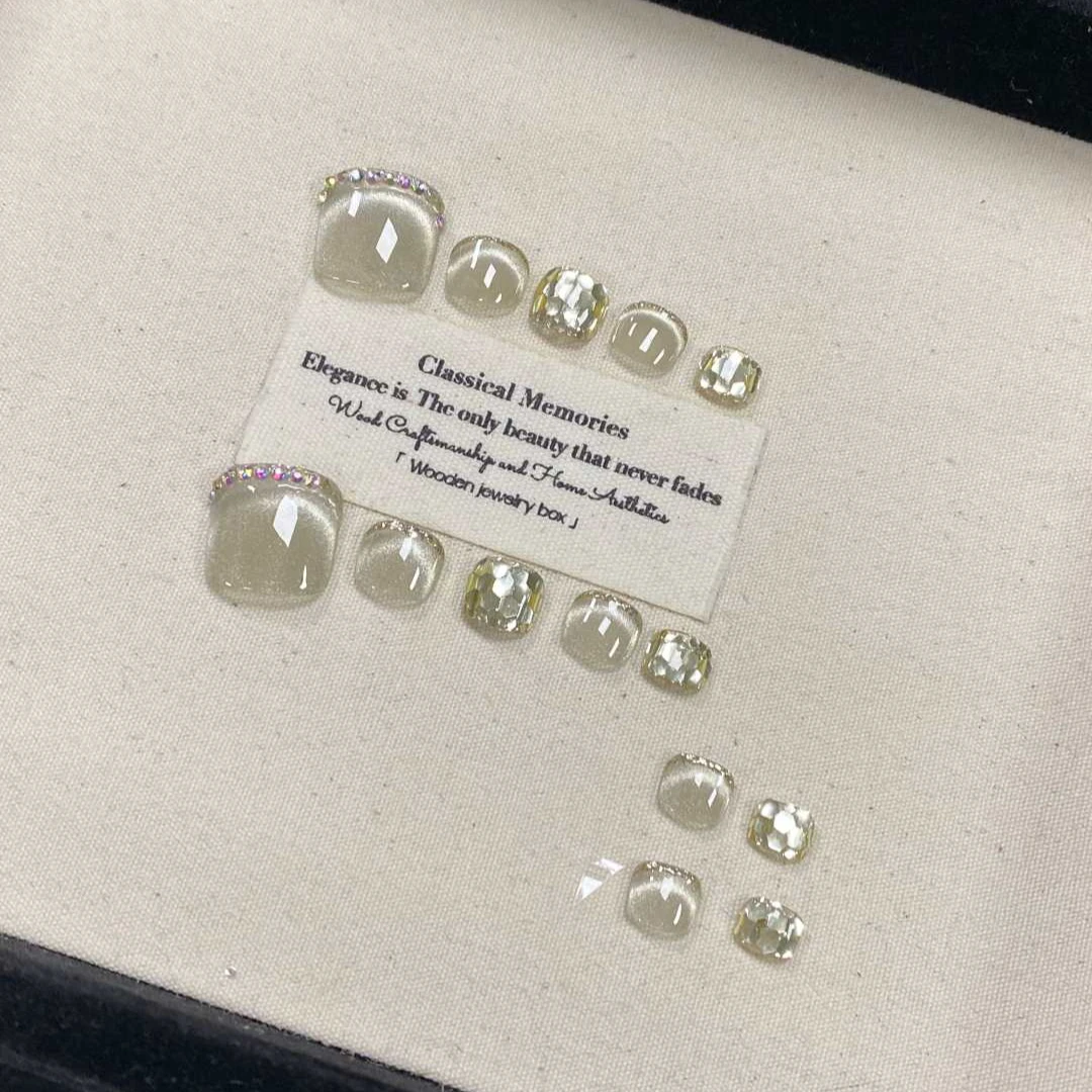 梦华专款脚甲【少司缘】JD1718纯手工轻奢手工穿戴甲（送高级工具包）