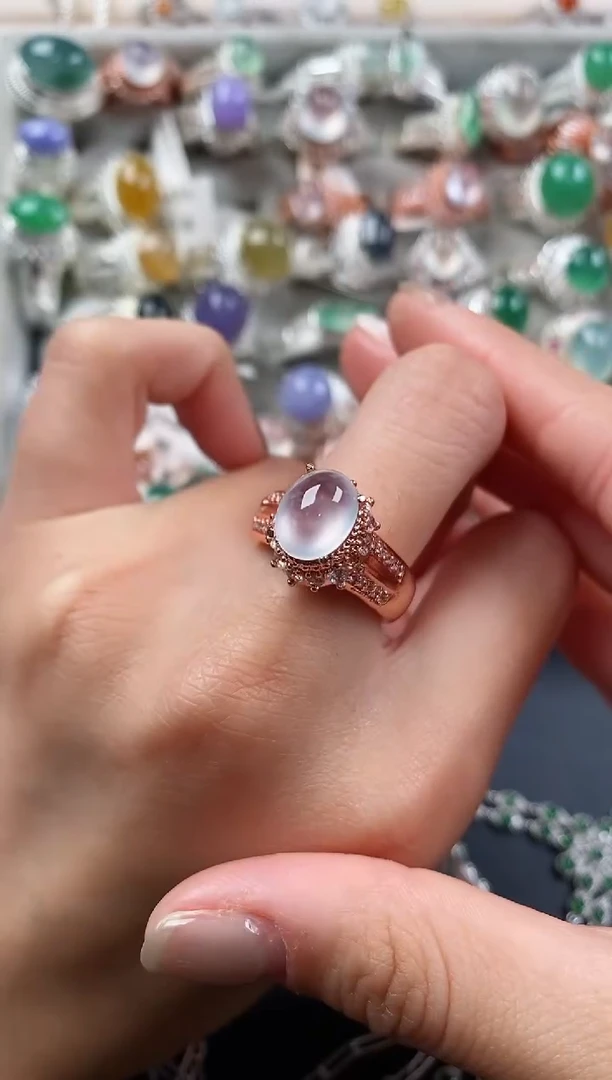 未镶嵌戒指翡翠777777+8